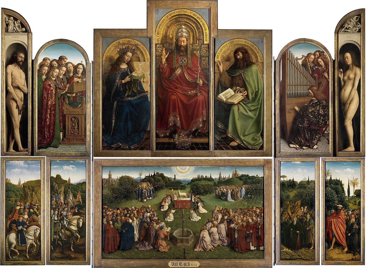 Jan and Hubert van Eyck, Adoration of the Mystic Lamb